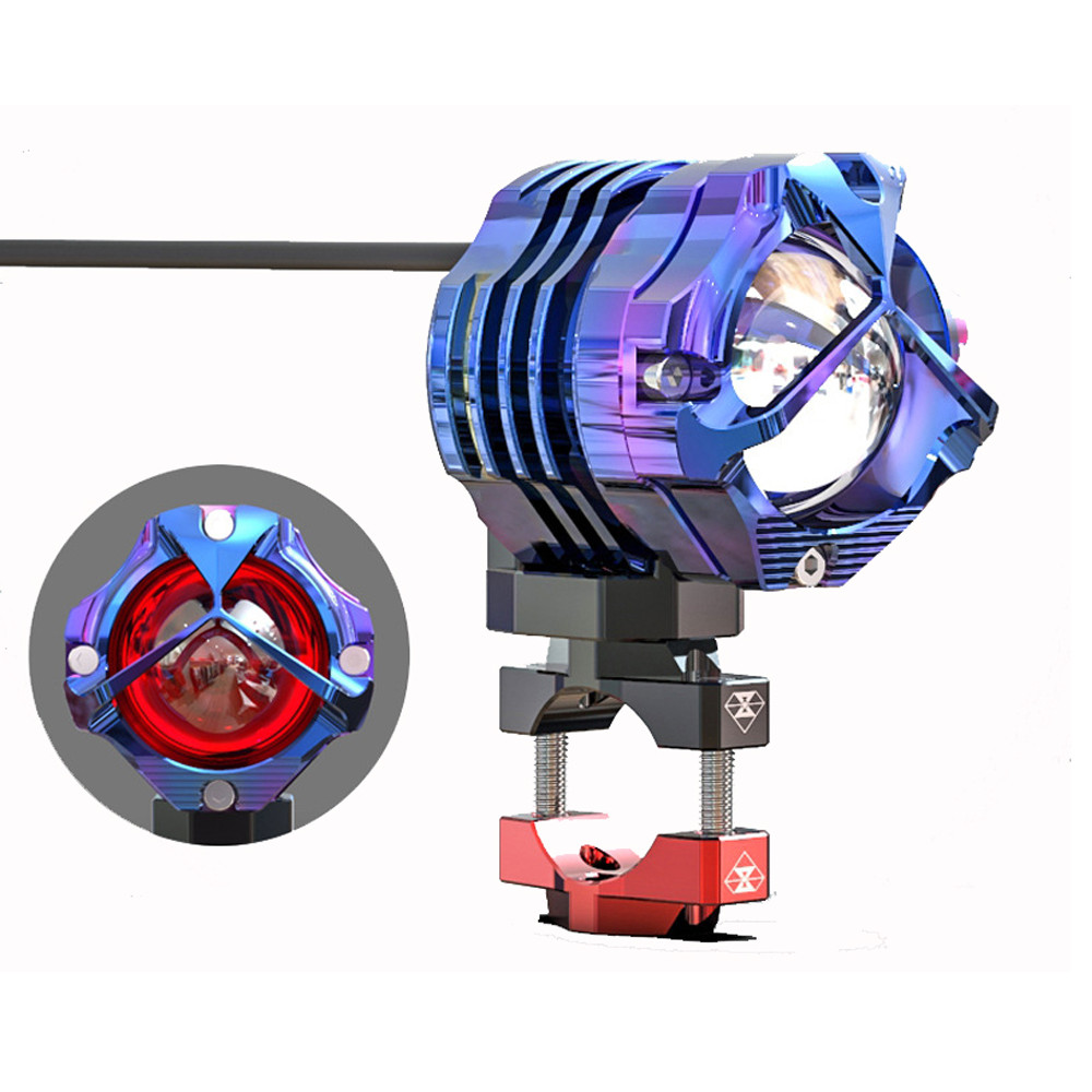 Spirit Beast LED 10W 9-70V 6000K 860LM Superbright Light Motorcycle Anti-Shock Headlights Spotlights