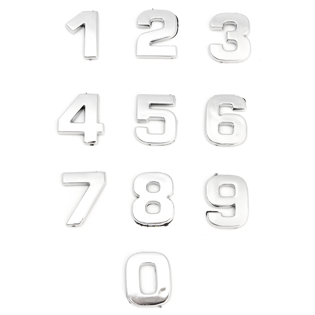 40Pcs 3D DIY Metallic Alphabet&Number Stickers Car Emblem Letter Badge Decal - Auto GoShop
