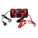 12V 24V 100W 4A/6A/8A Pulse Repair LCD Battery Charger for Car Motorcycle Lead Acid Agm Gel Wet Battery