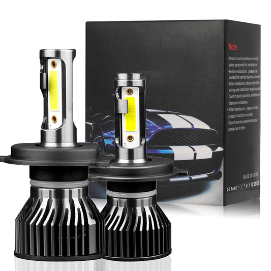 2PCS 55W 4800LM 6500K Car LED Headlight H1 H4 H7 H11 9005 9006 Fog Light Replace Bulb IP68 Waterproof