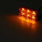 12V-80V 6 LED Indicator Amber Stop Rear Tail Lights for Boat Truck Trailer