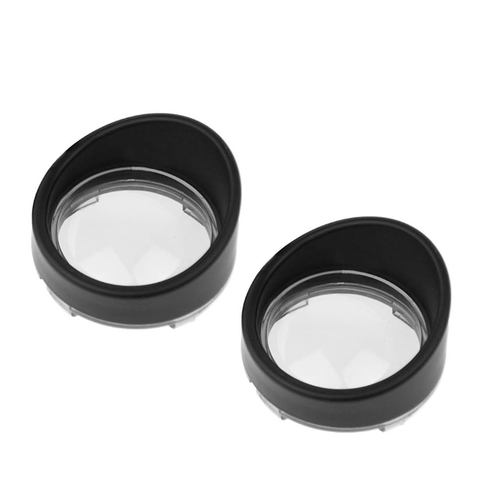 2Pcs Motorcycle Turn Signal Light Bezels Lens Cover Visor Trim Rings for X1883 1200 X48 Road Kings - Auto GoShop