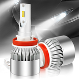 AMBOTHER 2Pcs 72W 7600LM 6000K LED Headlight Bulb Kits Rainproof Light Bulb with Dust Cover for Car Motorcycle