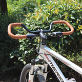 1 Pair PU Leather Cycling Road Bike Bicycle Handlebar Wrap Tape with 2 Bar Plug - Auto GoShop