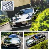 15X152Cm Chrome Vinyl Car Body Wrap Sticker Decal Sheet Film Sticker Waterproof