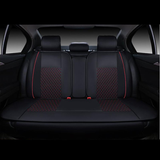 4PCS PU Leather Deluxe Car Cover Seat Protector Cushion Rear Cover Universal Kit - Auto GoShop