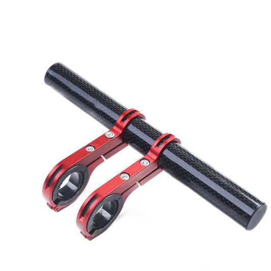 Carbon Tube Bicycle Handlebar Holder Handle Bar Bicycle Accessories Extender Mount Bracket Moutain Bike Scooter Motorcycle - Auto GoShop
