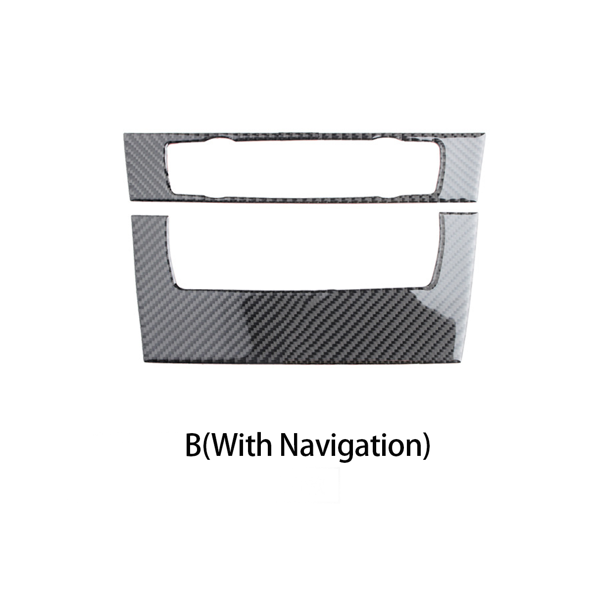Central Control CD Volume Box Real Carbon Fiber Panel Decoration Interior Modified Auto Parts for BMW 3 Series E90 E92