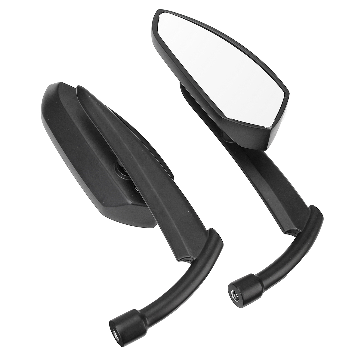 8MM 10MM Black CNC Blade Rear Review Mirrors for Harley Dyna Heritage Softail Sportster