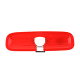 Carbon Fiber Look Interior Rearview Mirror Cover Red for HONDA CIVIC CRV