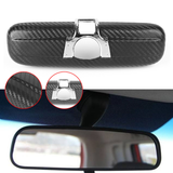 Carbon Fiber Look Interior Rearview Mirror Cover Black for HONDA CIVIC CRV RE - Auto GoShop