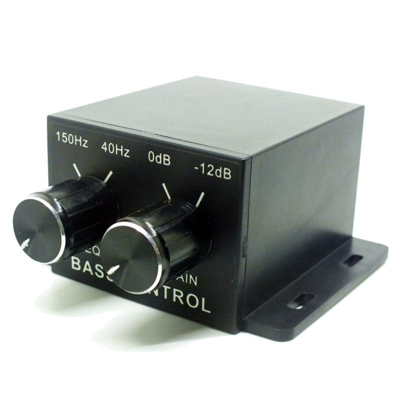 Universal Car Audio Regulator Auto Video Device Amplifier Speaker RCA Volume Bass Controller Adjustable Audio Potentiometer - Auto GoShop