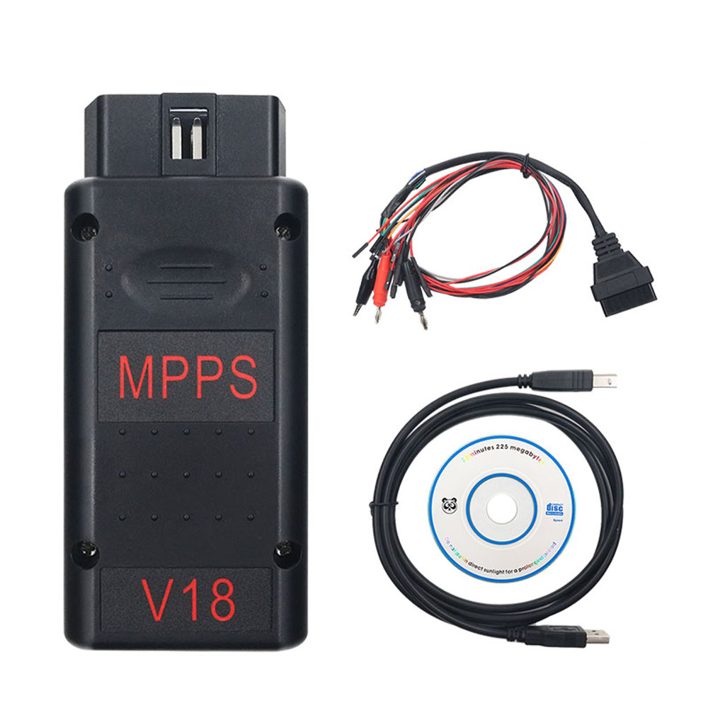 MPPS V18 Car ECU Programming Tool Programmer MAIN+TRICORE+MULTIBOOT with Tricore Cable Better than V16 V13 Version