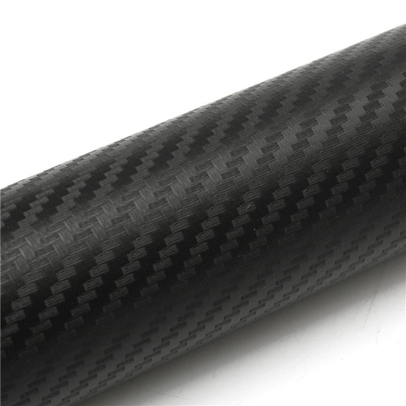 3D Black Carbon Fiber Decals Vinyl Roll Motorcycle Car Truck Wrap Stickers Sheet Film