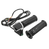 7/8 Inch 24V/36V/48V LED Handlebar Grips Speed Adjustable for Mountain Electric Bike Scooter - Auto GoShop