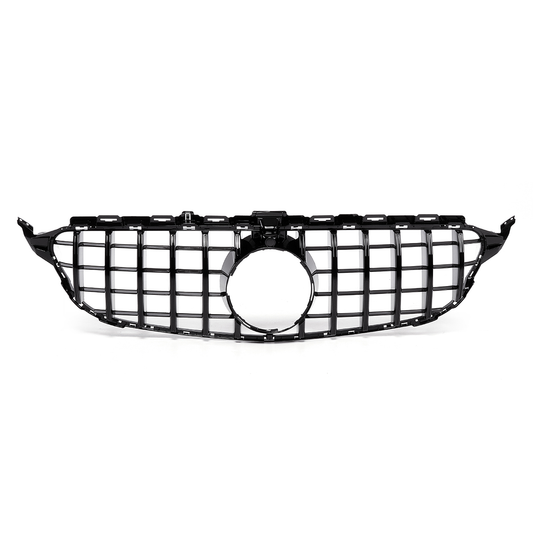 GTR Grille for Mercedes Benz W205 C250 C350 C43 AMG 2015-2018 with Camera Hole