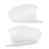 M Style White Rear View Mirror Cap Cover Replacement for BMW F10 F11 F18 2010-2013