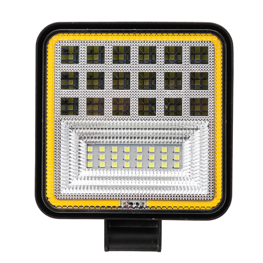 Universal Car LED Work Light Vehicle Spotlight Lamp Square 200W 6000K 8000LM Waterproof for Off-Road Car Boat Camp