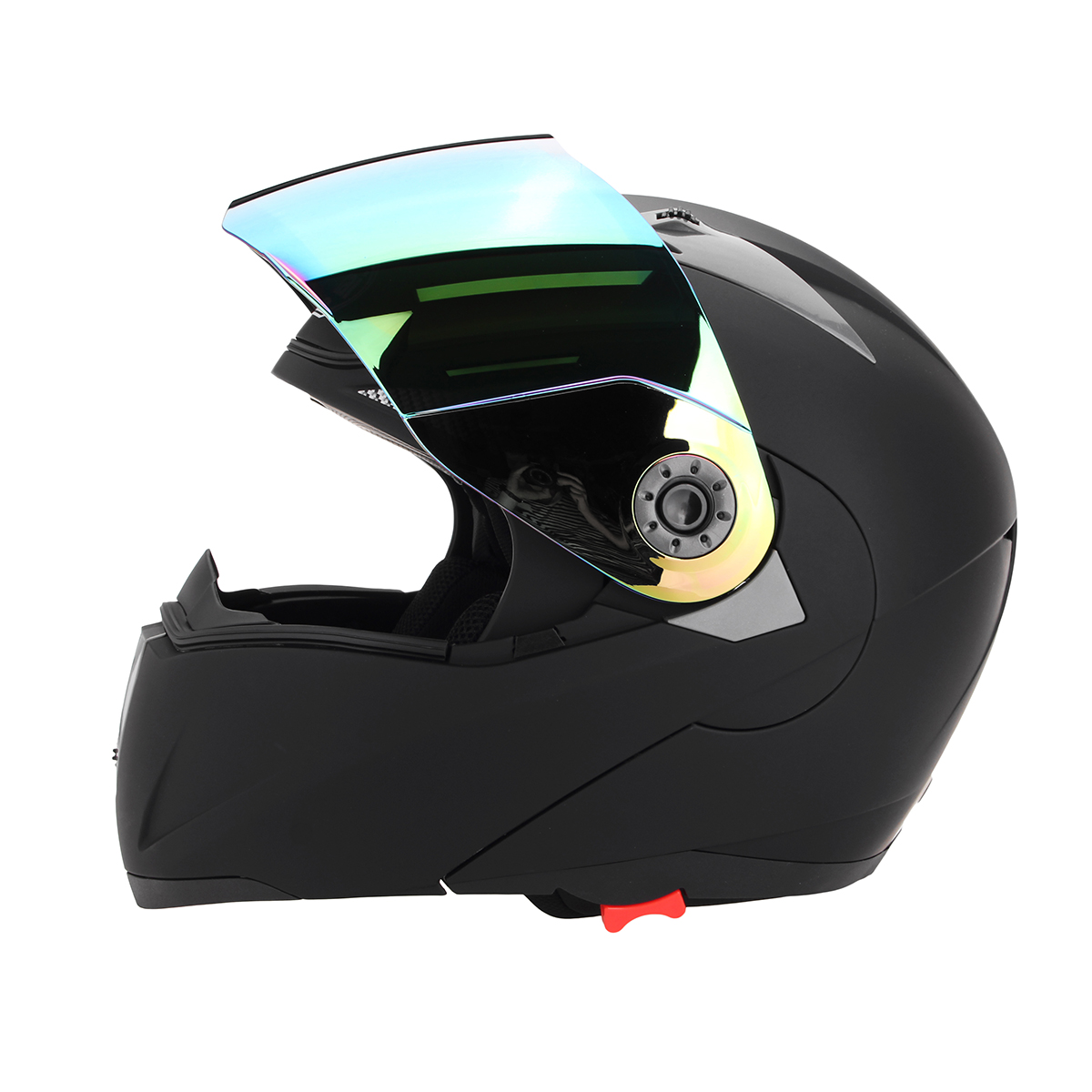 Motorcycle Open Face Helmet Dual Visor Flip up Adult Full Face Motocross Dirt Bike M/L/XL - Auto GoShop