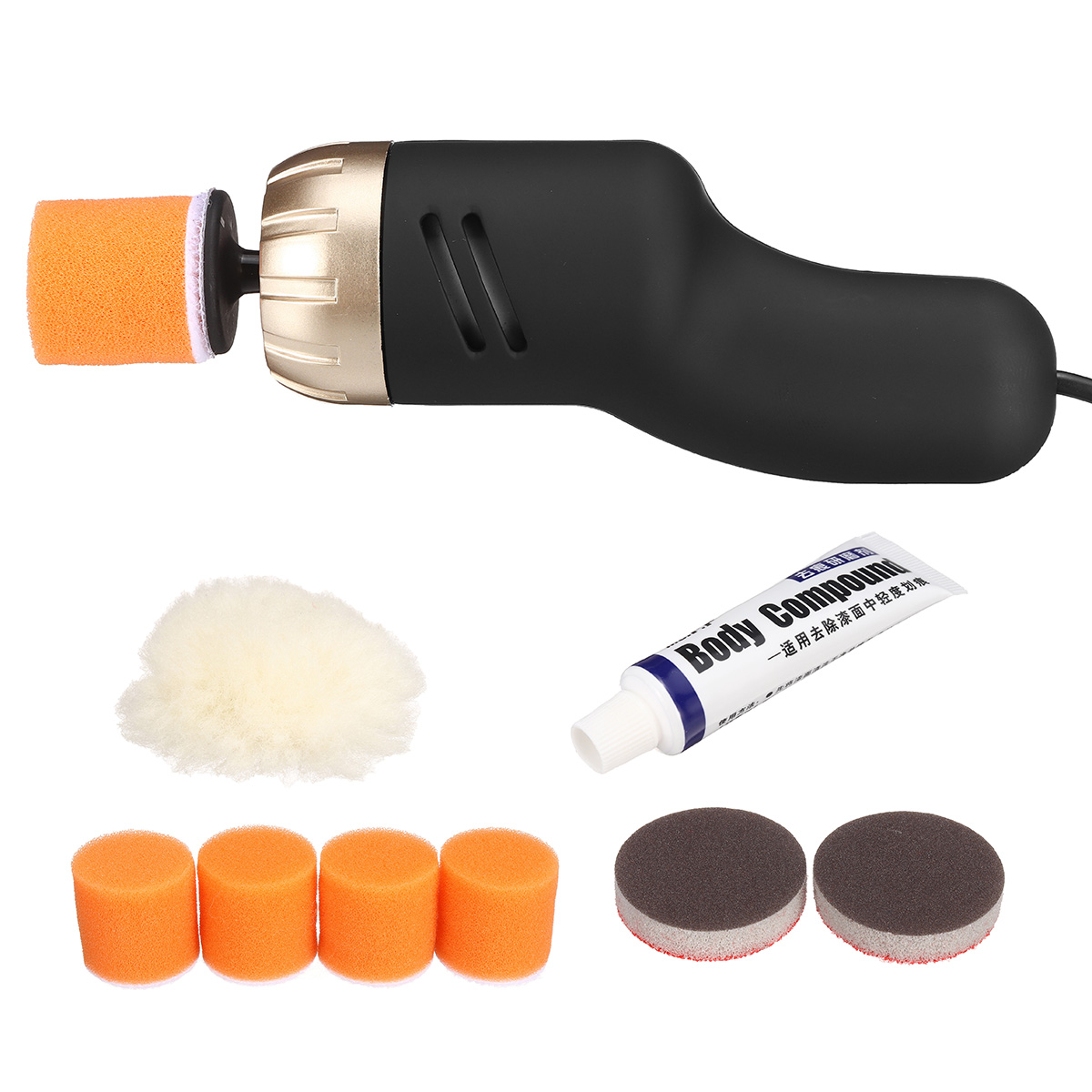 1 Set Surface Scratch Repair Auto Care Tool Car Electric Polisher for Car Cleaning Polishing - Auto GoShop