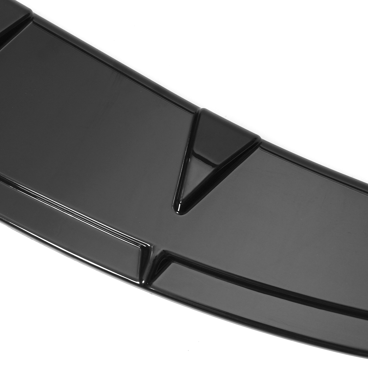 For Car Universal Glossy Black Front Bumper Lip Body Kit Spoiler