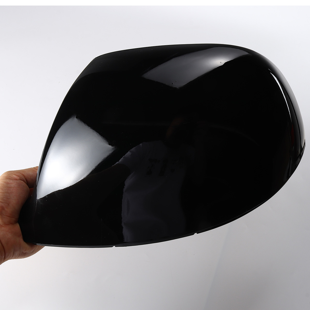 Left Rear View Mirror Cap Cover Glossy Black Replacement for Volkswagen Transporter T5 T5.1 T6