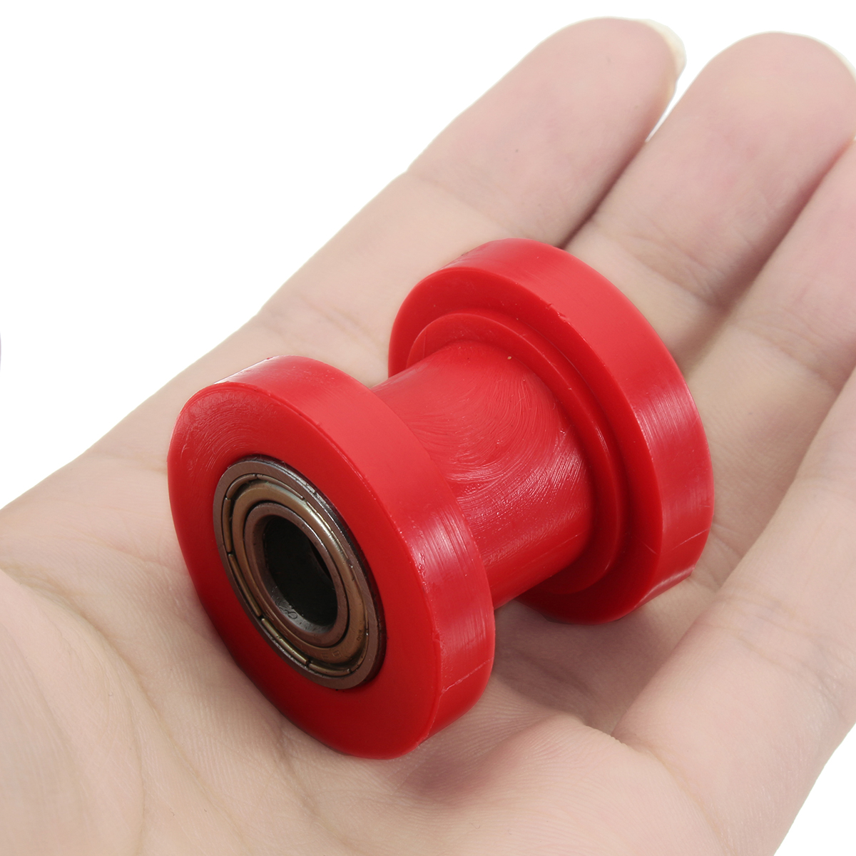 10Mm Chain Roller Slider Tensioner Wheel Guide for Pit Dirt Mini Bike Motorcycle Black/Red/White - Auto GoShop