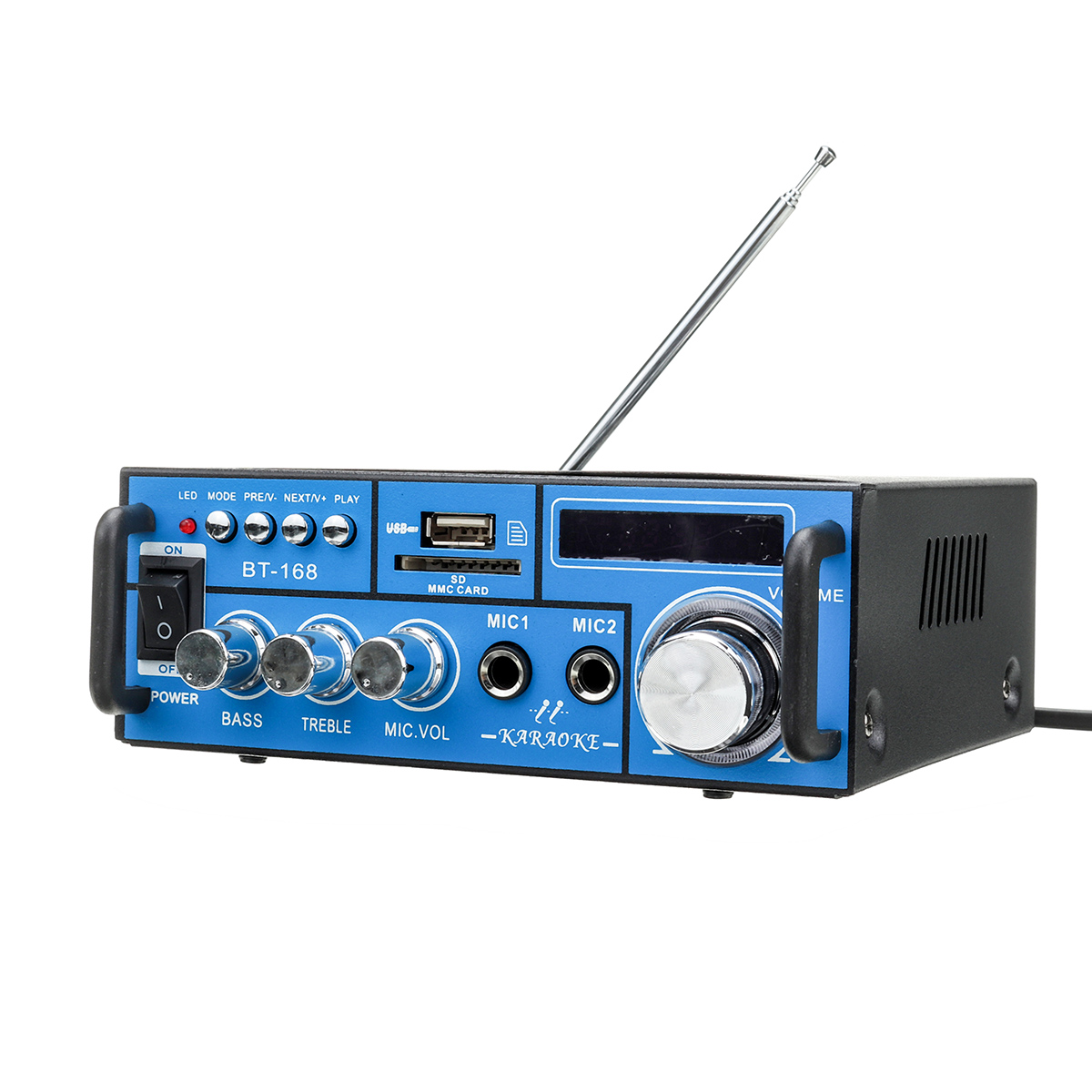 400W 12V Digital Bluetooth Audio Amplifier Stereoradio HIFI Power LCD Car Home - Auto GoShop