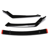 Front Bumper Lip Body Kit Spoiler Gloss Black for Honda Accord 9-9.5Th 2014-2017