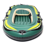 3 Person Inflatable Boat Set Raft Air Canoe Kayak Dinghy Fishing Tender Rafting Water Outdoor Sport