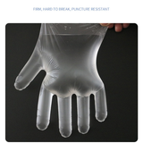 100Pcs Safety Gloves Disposable Gloves Home Kitchen Dining Transparent - Auto GoShop