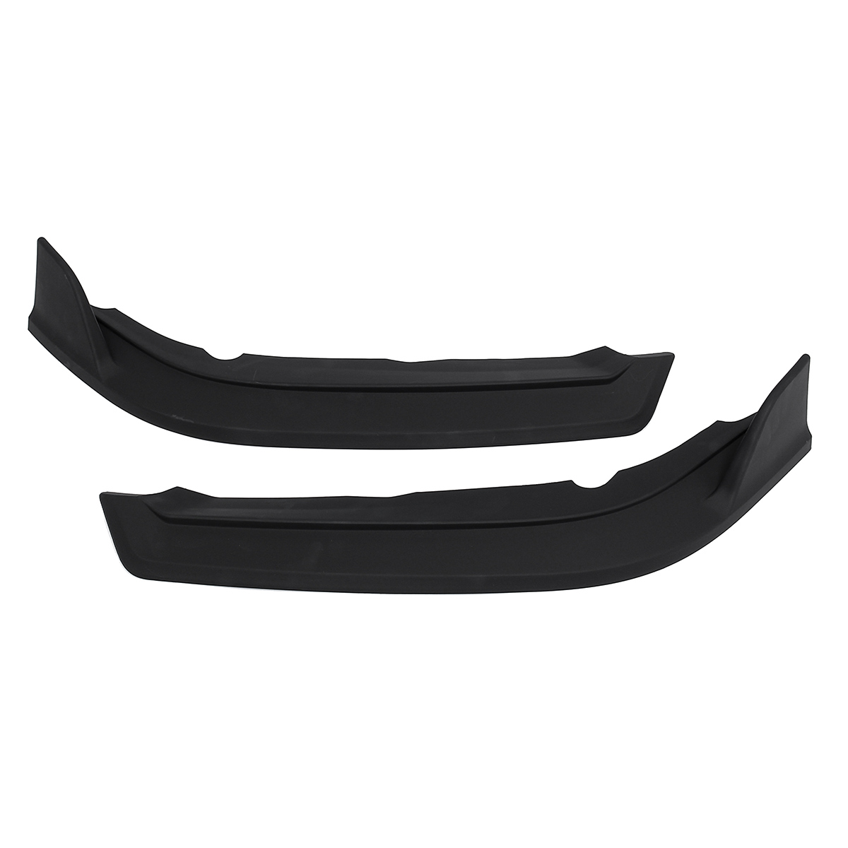 Front Bumper Cover Lip Spoiler Splitter Matte Black for Honda Civic 2019-2020