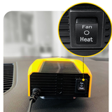 12V Portable Car Heater Electric Cooling Heating Fan Windshield Defogging Demister Defroster 180W - Auto GoShop