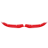 Front Bumper Lip Splitter Protector Red for Dodge Charger SRT Scat Pack 2015-2019