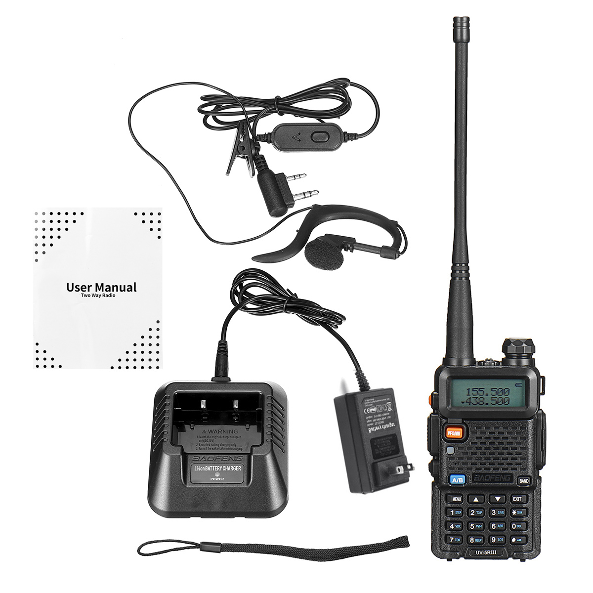 500W UV-10R 180Km Two Way Radio Walkie Talkie Ham Transceiver Long Range