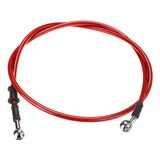 300Mm-2200Mm Motorcycle Braided Brake Clutch Oil Hose Line Cable Pipe Universal Red