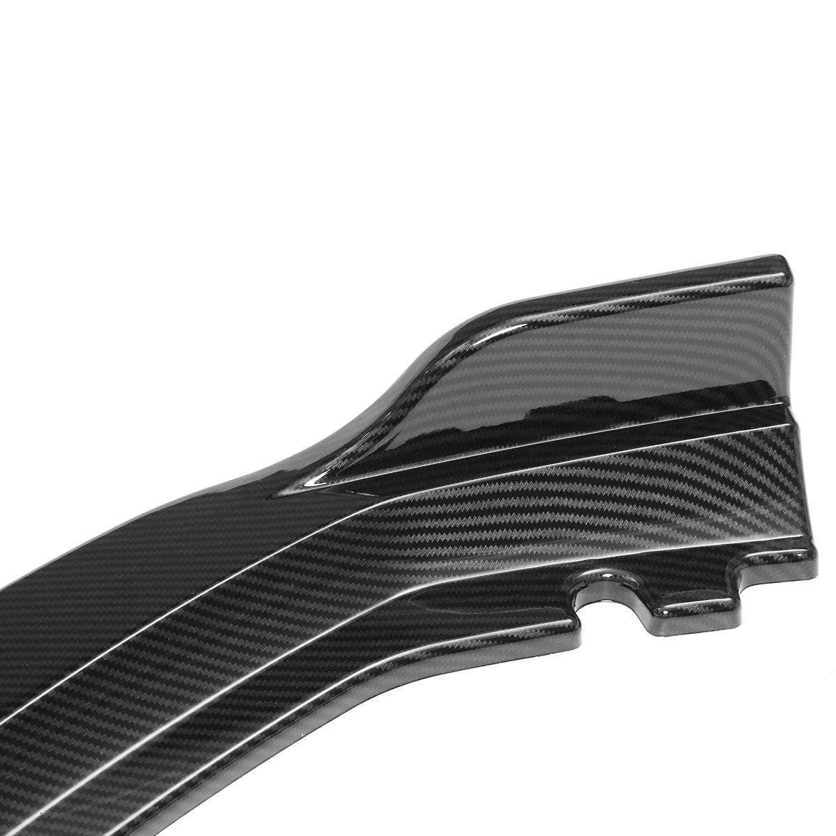 Car Carbon Fiber Look Front Bumper Lip Body Kit Spoiler for Ford Focus 2019