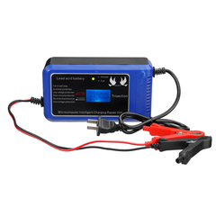 12V 10A LCD Lead Acid Battery Charger Maintainer Portable for Motorcycle Car - Auto GoShop