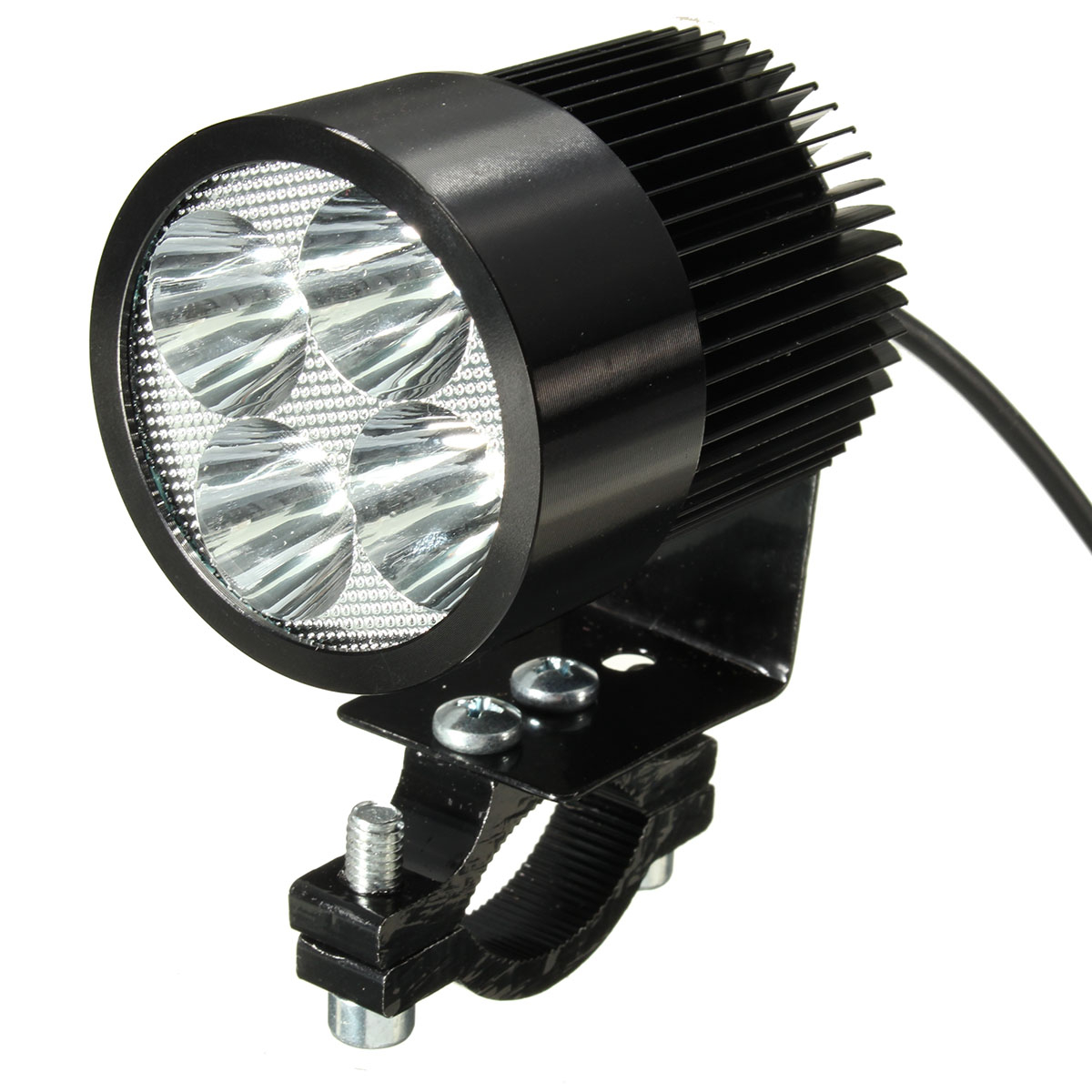 12V 12W 6000K LED Daylight Headlamp Spot Light for Motorcycle Scooter Car Truck Van - Auto GoShop