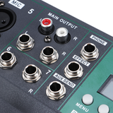7 Channel Bluetooth Audio Mixer Control DJ Mic with LED Digital Display Music Stream - Auto GoShop