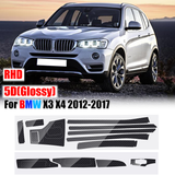 Carbon Fiber Interior Sticker Vinyl for BMW X3 X4 2012-2017