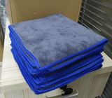 Tsumbay 12Pcs 40*40CM Microfiber Car Wash Towels Washing Cleaning Cloth Paint Care Polishing Plush Grey