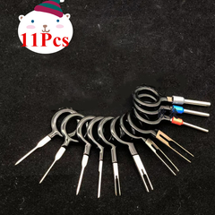 11Pcs Terminal Removal Electrical Wiring Crimp Connector Pin Extractor Kit Automobiles Terminal Repair Hand Tool Kit