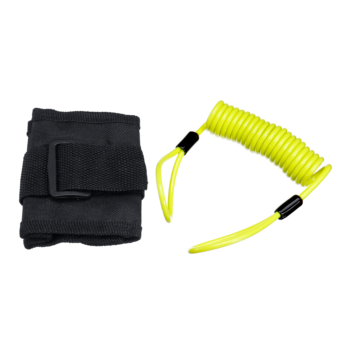 2M/6Ft Reminder Cable + Alarm Lock Bag for Motorcycle Bike Scooter