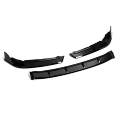 Glossy Black Front Bumper Cover Lip Spoiler Splitter for Honda Civic 2019-2020
