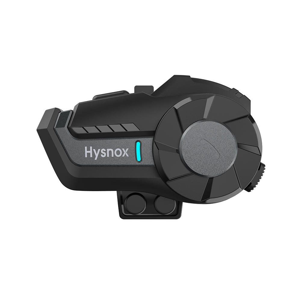 Hysnox 1000M Helmet Intercom Universal Pairing Multi Language Motorcycle Headset Bluetooth Speaker Waterproof Wireless FM Radio HY01S - Auto GoShop