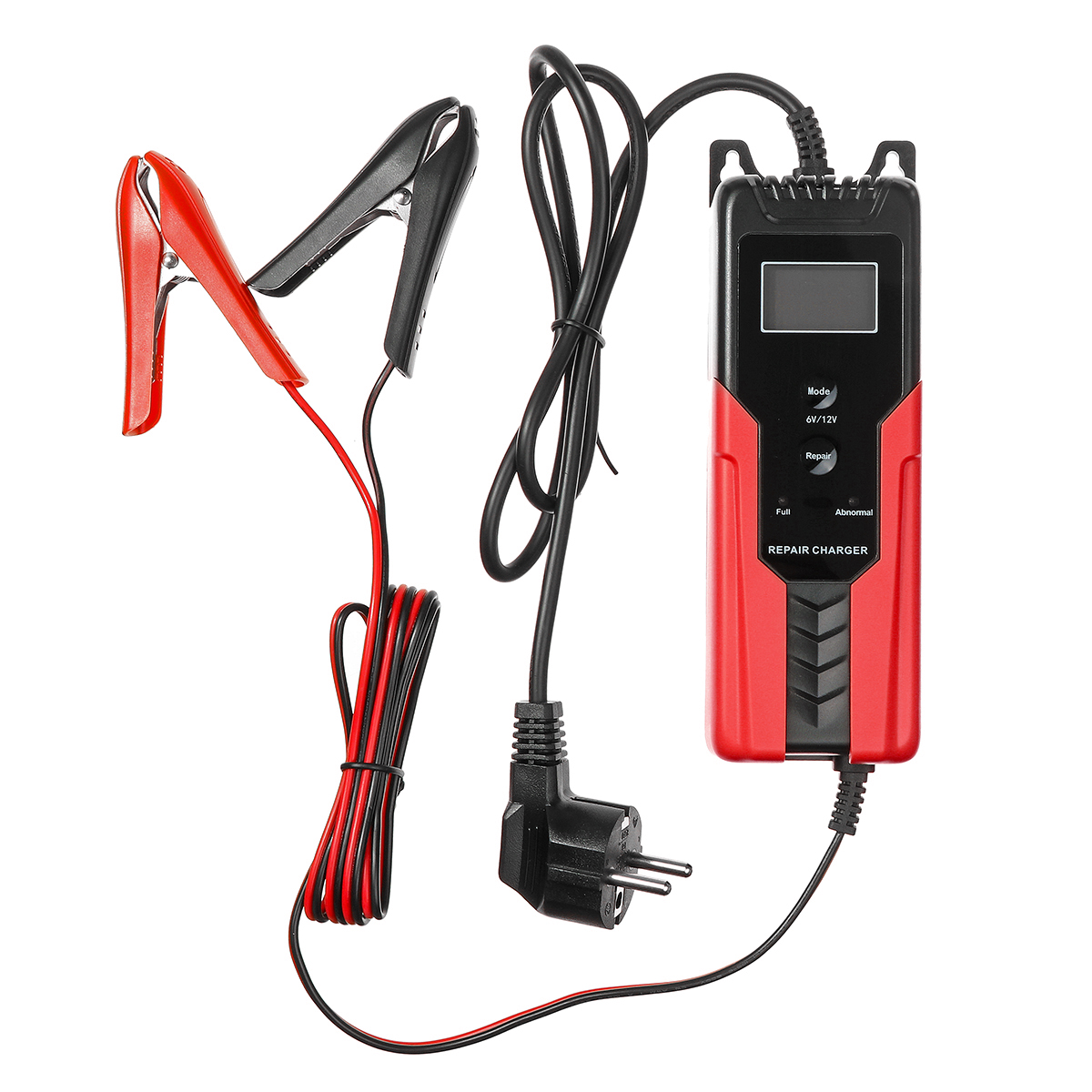 Intelligent LCD Display Battery Charger Automatic Pulse for 6V/12V Lead-Acid for Car Motorycle Boat