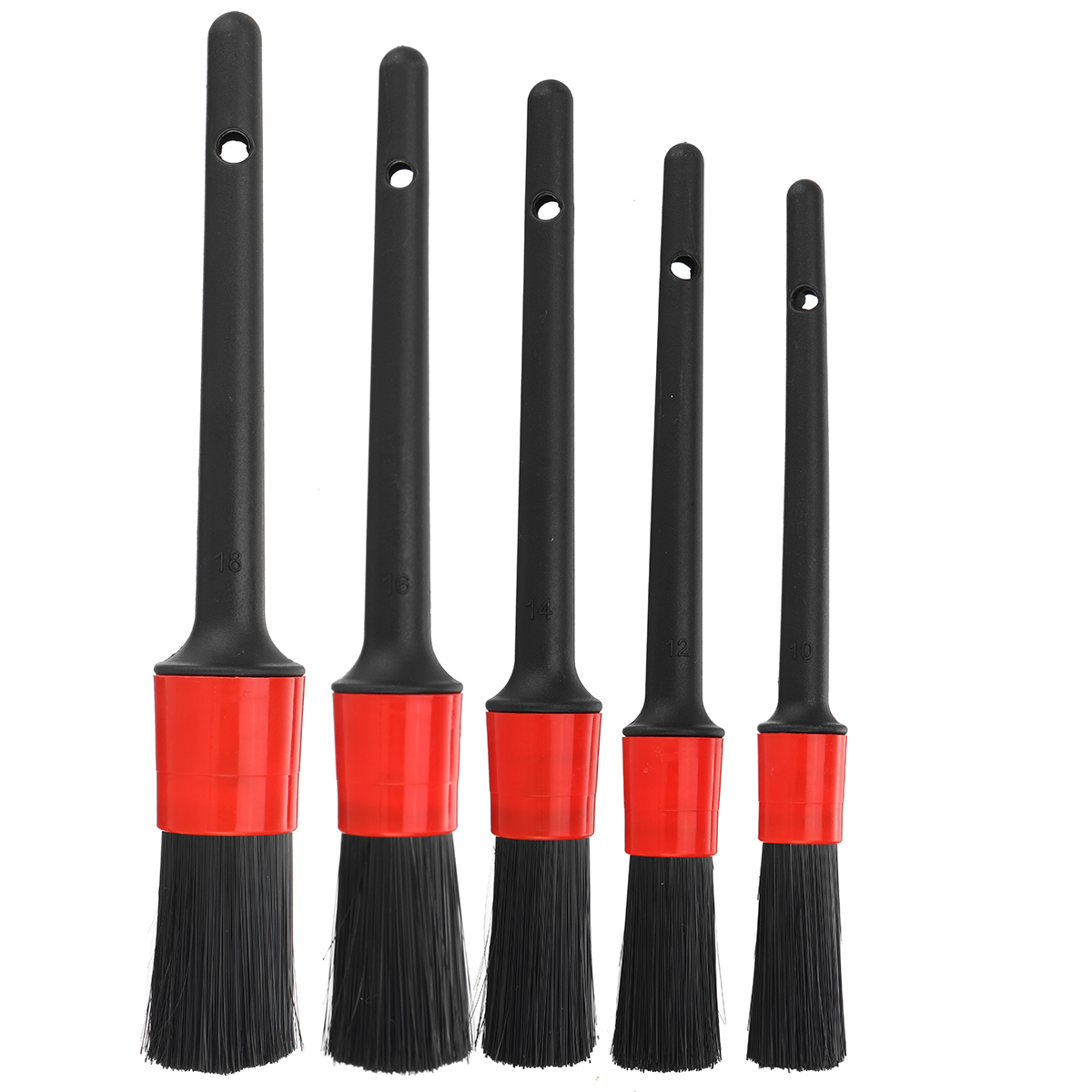17PCS Cleaning Detailing Brush Set Dirt Dust Clean Brush Interior Exterior Leather Air Vents Care Clean Tools for Car Motorcycle Air Vents - Auto GoShop