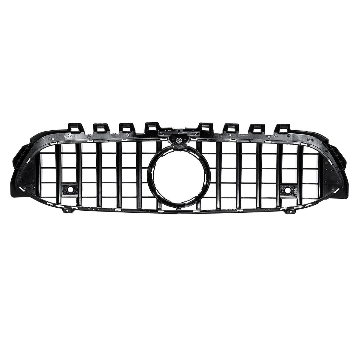 GTR Style Silver Front Grille Grill with Camera for Mercedes Benz A-Class W177 A250 A200 A45 AMG 2019 High-Equipped Model