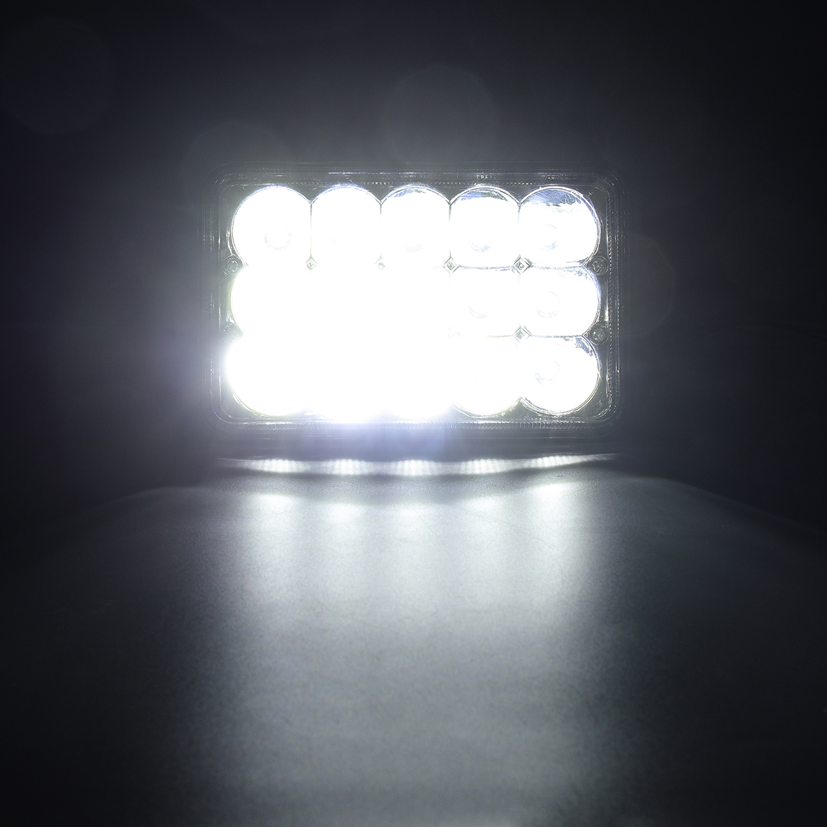 AMBOTHER 4PCS 4X6 Inch Rectangular LED Headlights Bulb 12V 6000K White H4651 H4652 H4656 H4666 H6545